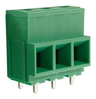 CAMDENBOSS CTBP77VP/3 Wire-To-Board Terminal Block, 10.16 mm, 3 Ways, 20 AWG, 6 AWG, 10 mm², Screw