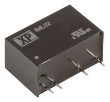 XP POWER IML0212S12 Isolated Through Hole DC/DC Converter, Medical, SIP, 1:1, 2 W, 1 Output, 12 V
