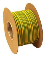 HELLERMANNTYTON 172-02090 PVC40GN-YWRL-PVC-GNYE Sleeving, Flexible, Non-Shrinkable, PVC (Polyvinylchloride), Green / Yellow, 4 mm, 100 m, 328 ft