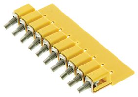 WEIDMULLER 1054460000 Jumper (Busbar), Cross Connector, Weidmuller Klippon Series Terminal Blocks, 10 Ways, 5.1 mm, W