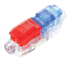 TE CONNECTIVITY 2213600-3 Wire Splice, IPX8, Blue/Red Buttons, CoolSplice, IDC / IDT, 16 AWG, 14 AWG, 2.5 mm², Wire Splice