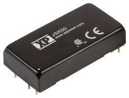 XP POWER JSK5012S24 Isolated Through Hole DC/DC Converter, ITE, DIP, 2:1, 50 W, 1 Output, 24 V