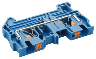 PHOENIX CONTACT 3211760 DIN Rail Mount Terminal Block, 2 Ways, 24 AWG, 10 AWG, 6 mm², Push In, 38 A