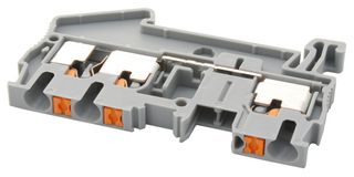 PHOENIX CONTACT 3209549 DIN Rail Mount Terminal Block, 3 Ways, 26 AWG, 12 AWG, 4 mm², Push In, 28 A
