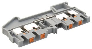 PHOENIX CONTACT 3209578 DIN Rail Mount Terminal Block, 4 Ways, 26 AWG, 12 AWG, 4 mm², Push In, 28 A