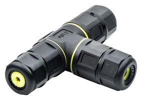 AMPHENOL LTW SC-L-PGT2-03-YW Cable Joint, IP68, 3 Position, 8.5 mm, Yellow, 2.5 mm², FICX Series