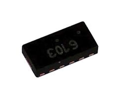 ONSEMI NUF6010MUT2G Special Function IC, C-R-C 6-Channel EMI Filter with Integrated ESD Protection, 250 MHz, UDFN-12