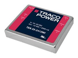 TRACO POWER TEN 25-2411WI Isolated Through Hole DC/DC Converter, ITE, DIP, 4:1, 25 W, 1 Output, 5 V