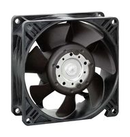 EBM-PAPST 3254J/2HP DC Axial Fan, 24 V, Square, 92 mm, 38 mm, Ball Bearing, 82.4 CFM