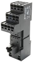 TE CONNECTIVITY - SCHRACK PT7874P Relay Socket, DIN Rail, Screwless Clamp, 14 Pins, 6 A, 240 VAC, PT Series