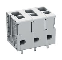 WAGO 2624-3305 Wire-To-Board Terminal Block, 7.5 mm, 5 Ways, 24 AWG, 10 AWG, 6 mm², Push In