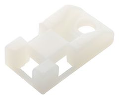 ABB - THOMAS & BETTS TC826-TB Cable Tie Mount, Screw, Natural, Nylon 6.6 (Polyamide 6.6), 25.4 mm, 12.7 mm