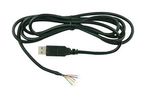 FTDI TTL-234X-5V-AJ Smart Cable Assembly, USB to UART Converter, 3Mbaud, 3.5mm Audio Jack, FT234XD Chip, 1.8m/5.9ft