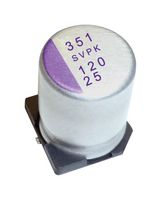 PANASONIC 35SVPK82M Polymer Aluminium Electrolytic Capacitor, 82 µF, 35 V, Radial Can - SMD, 0.025 ohm