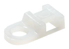 ABB - THOMAS & BETTS 7TAG009880R0015 Cable Tie Mount, Screw, 4.3 mm, Natural, Nylon 6.6 (Polyamide 6.6), 22.48 mm, 10.16 mm