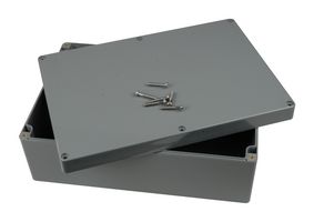 BUD INDUSTRIES PN-1335-DG Plastic Enclosure, Junction Box, ABS, 95 mm, 185.01 mm, 265.02 mm, IP65