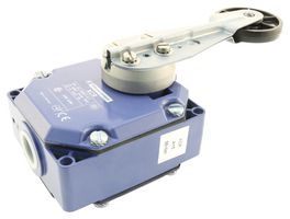 TELEMECANIQUE SENSORS XCRA15 Limit Switch, Roller Lever, DPST-NO, DPST-NC, 3 A, 240 V, 0.45 N-m, OsiSense XC Series