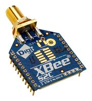 DIGI INTERNATIONAL XB24CZ7SIT-004 RF Transceiver Module, DSSS Modulation, 250Kbps, 2.4GHz, -102dBm, 2.1V to 3.6V, SPI, UART