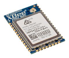 DIGI INTERNATIONAL XB24CZ7UIS-004 RF Transceiver Module, DSSS Modulation, 250Kbps, 2.4GHz, -102dBm, 2.1V to 3.6V, SPI, UART
