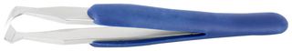 IDEAL-TEK 15A.C.DR Tweezer, Cutting, Bent, Flat, Carbon Steel, 120 mm