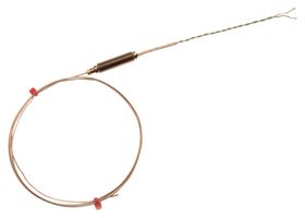 LABFACILITY XF-1066-FAR Thermocouple, IEC Mineral Insulated, 1mm x 1m Probe, K, Stainless Steel, 3 ", 100 mm