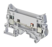 TE CONNECTIVITY - ENTRELEC 1SNK508312R0000 DIN Rail Mount Terminal Block, 2 Ways, 24 AWG, 6 AWG, 10 mm², Screw, 50 A