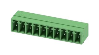 PHOENIX CONTACT 1844294 Terminal Block, Header, 3.5 mm, 10 Ways, 8 A, 300 V, Through Hole Right Angle