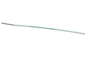 RAYCHEM - TE CONNECTIVITY M22759/32-24-9 Wire, Stranded, Equipment, Spec 55A, MIL M22759/32, ETFE, White, 24 AWG, 19 x 36AWG, 328 ft
