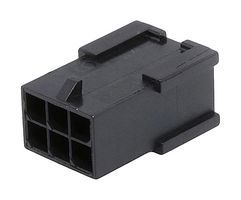 MOLEX 43020-0601 Connector Housing, Micro-Fit 3.0 43020, Plug, 6 Ways, 3 mm