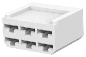 TE CONNECTIVITY 880297-1 Connector Housing, FASTIN-FASTON 250, Receptacle, 6 Ways, 9.1 mm
