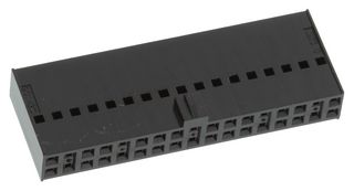 MOLEX 90142-0050 Connector Housing, Black, C-Grid III 90142 Series, Receptacle, 50 Ways, 2.54 mm