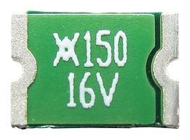 LITTELFUSE MINISMDC150F/16-2 Resettable Fuse, PPTC, 1812 (4532 Metric), PolySwitch miniSMDC, 16 VDC, 1.5 A, 2.8 A, 0.5 s