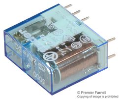 FINDER 40.52.9.024.5000 Power Relay, DPDT, 24 VDC, 8 A, 40 Series, Through Hole