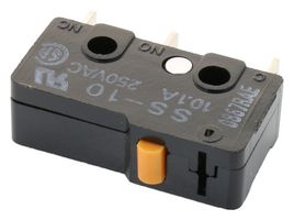 ARATAS SS-10T BY OMI Microswitch, Subminiature, Pin Plunger, SPDT, Quick Connect, 10.1 A
