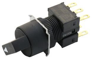 OMRON A165S-T2M-2 Rotary Switch, 2 Position, 2 Pole, 90 °, 5 A, 125 V, A165S Series