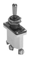 SAFRAN POWER 8530K9 Toggle Switch, On-Off, SPST, Non Illuminated, 8530 Series, Panel Mount, 20 A