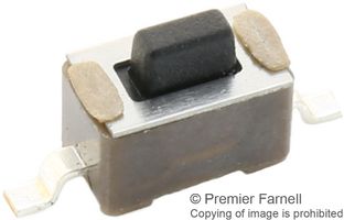E-SWITCH TL3302BF180QG Tactile Switch, SPST-NO, TL3302 Series, Top Actuated, Surface Mount, Rectangular Button, 180 gf