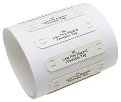 TE CONNECTIVITY - RAYCHEM HL253WE1TS050B Wire Marker, Tie On Printable Plate, White, 70mm x 25.3mm