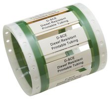 TE CONNECTIVITY - RAYCHEM D-SCE-1K-9.5-50-9 Wire Marker, Diesel Fluid Resistant, Heat Shrinkable Sleeve, PO (Polyolefin), White, 9.5mm x 50mm