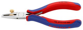 KNIPEX 11 92 140 Wire Stripper, 0.1mm to 0.8mm, Capacity, Single, Multiple & Fine Stranded Cables