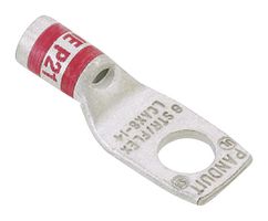 PANDUIT LCAX4-14-L Lug Terminal, LCAX, Crimp, 4 AWG, Compression Lug, M6