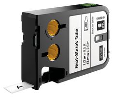 DYMO 1868810 Label Printer Tape, XTL, Black On White, 12 mm Width, 2.7 m Length, XTL Series