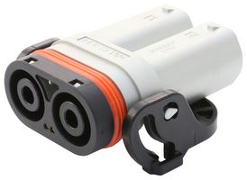 AMPHENOL PCD SHENZHEN HVSLS600062A116 Automotive Connector, Excel Mate HVSLS 600 Series, Straight Plug, 2 Contacts, Crimp Socket