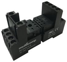 MULTICOMP MCSKB14-E Relay Socket, DIN Rail, Screw, 14 Pins, 10 A, 300 V, SKB