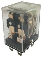 MULTICOMP MCJQX-13F-LY2CL-230VAC Power Relay, DPDT, 230 VAC, 10 A, JQX-13F-LY, Socket