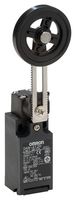 OMRON INDUSTRIAL AUTOMATION D4N1A2H Limit Switch, Miniature, Adjustable Roller Lever, SPST-NC, SPST-NO, 3 A, 240 V, 4.5 N, D4N Series