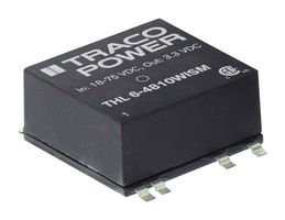 TRACO POWER THL 6-4815WISM Isolated Surface Mount DC/DC Converter, ITE, 4:1, 6 W, 1 Output, 24 V