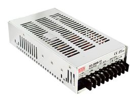 MEAN WELL SD-200D-5 Isolated Chassis Mount DC/DC Converter, ITE, Enclosed, 2:1, 200 W, 1 Output, 5 V