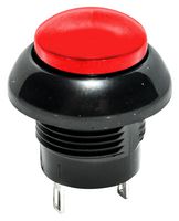 C&K COMPONENTS PNP8E3D2W03QE Industrial Pushbutton Switch, PNP Series, 12.3 mm, SPST-NC, Momentary, Round, Red