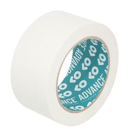 ADVANCE TAPES AT66 WHITE 33M X 50MM Protective Tape, PVC (Polyvinyl Chloride), White, 50 mm x 33 m